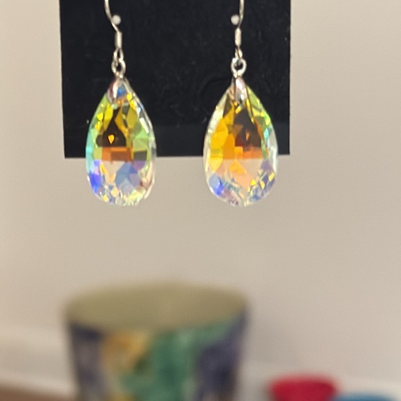 D’Joy Austrian Crystal Sterling silver earrings - Picture 3 of 3